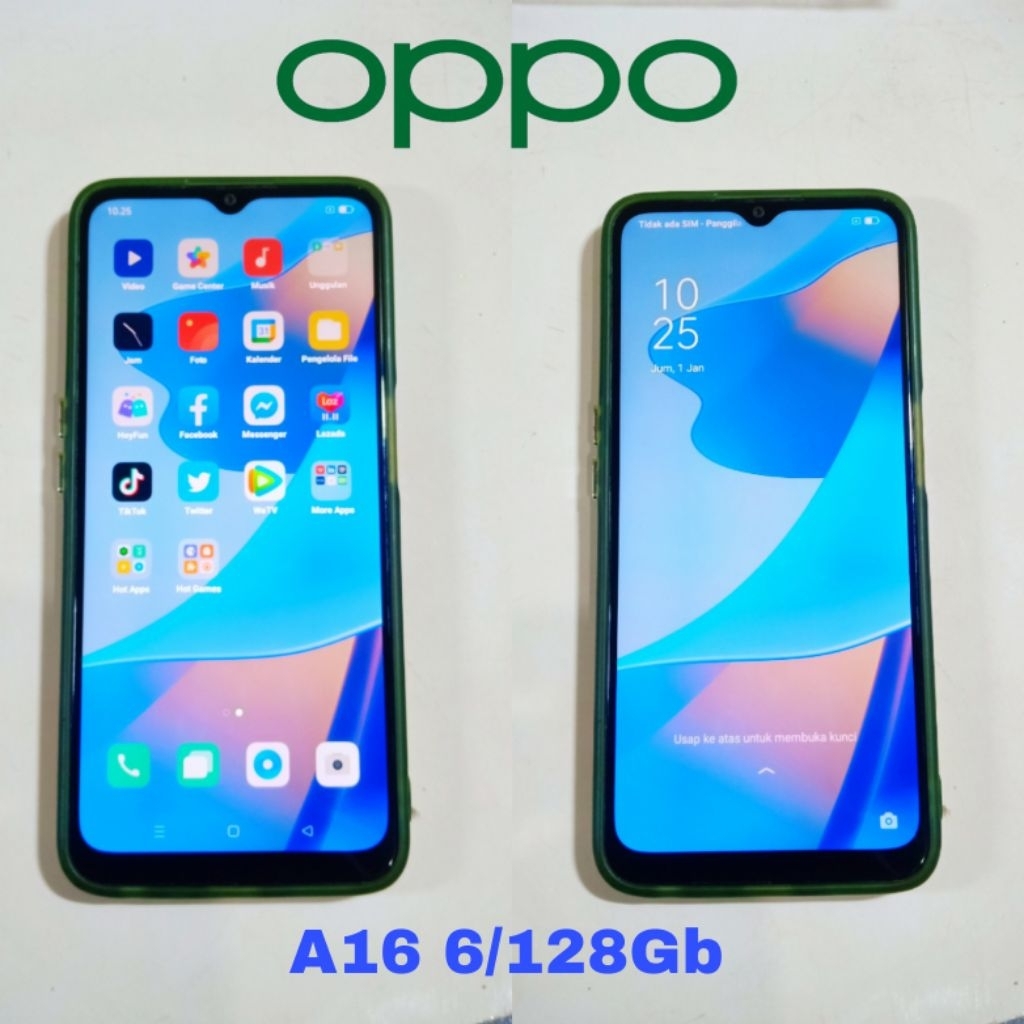 hp android murah ram 6 Oppo A16 6/128 second seken batangan normal siap pakai