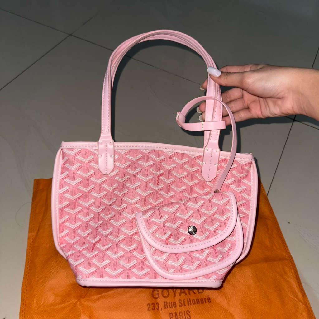 Mini Goyard bag pink | preloved | 1:1