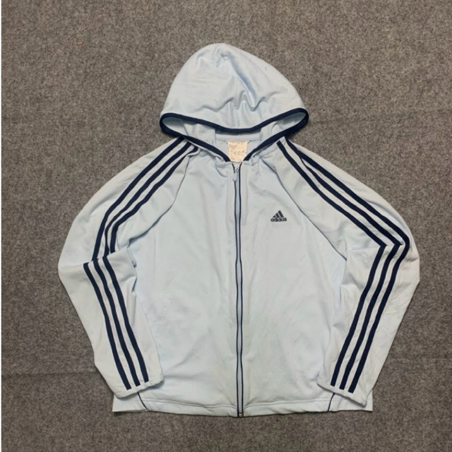 Tracksuit Jacket Adidas Baby blue
