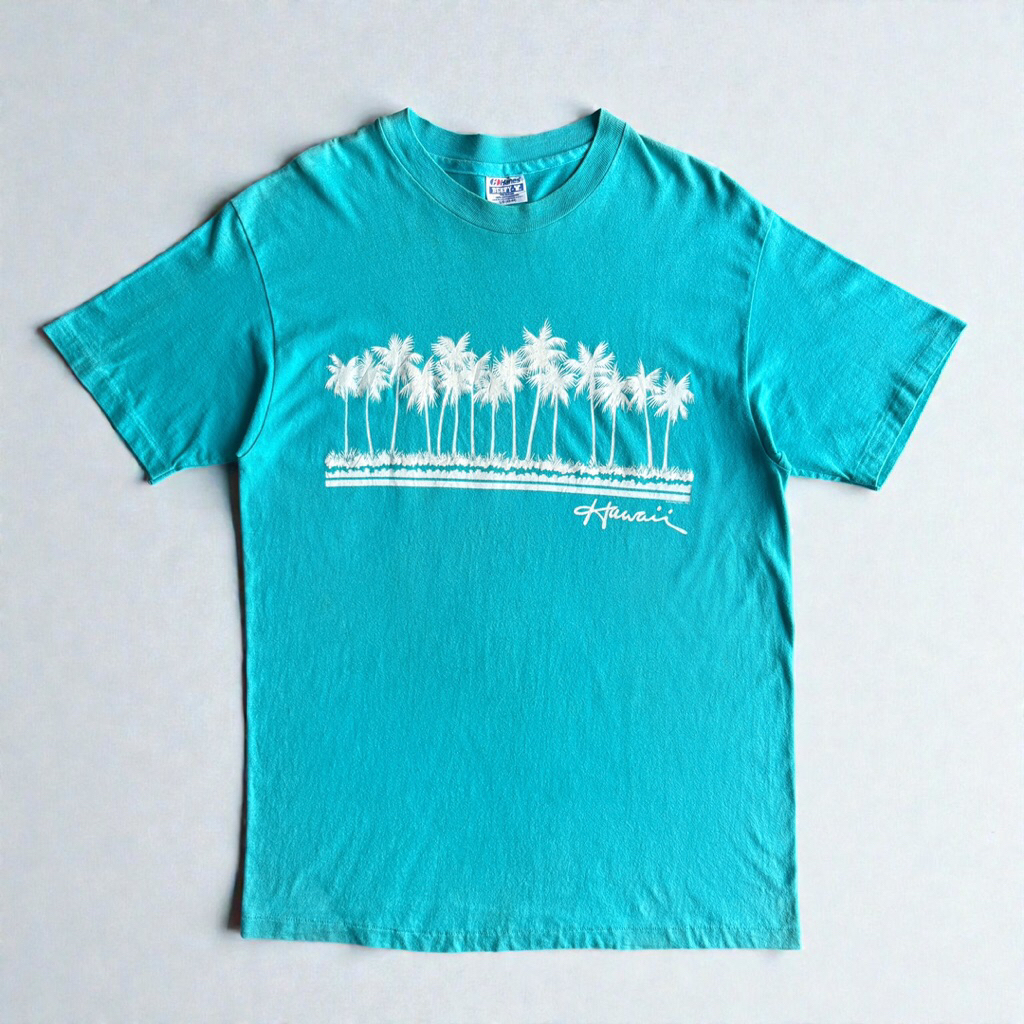 Kaos Vintage Art Grafik Hawaii Tosca 90s