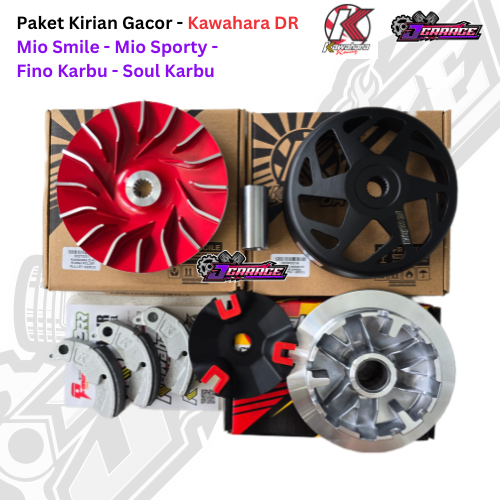 Paket Kirian CVT Kawahara DR - Mio Karbu - Mio Smile - Mio Sporty - Fino Karbu - Soul Karbu - Pulley