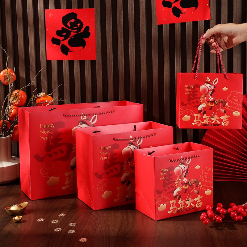 Paper Bag Imlek Kuda / Goodie Bag Chinese New Year Horse