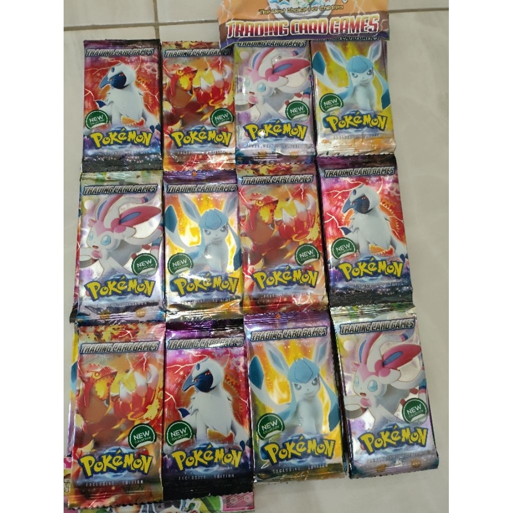 KARTU POKEMON 1 Renteng isi 12 Plastik