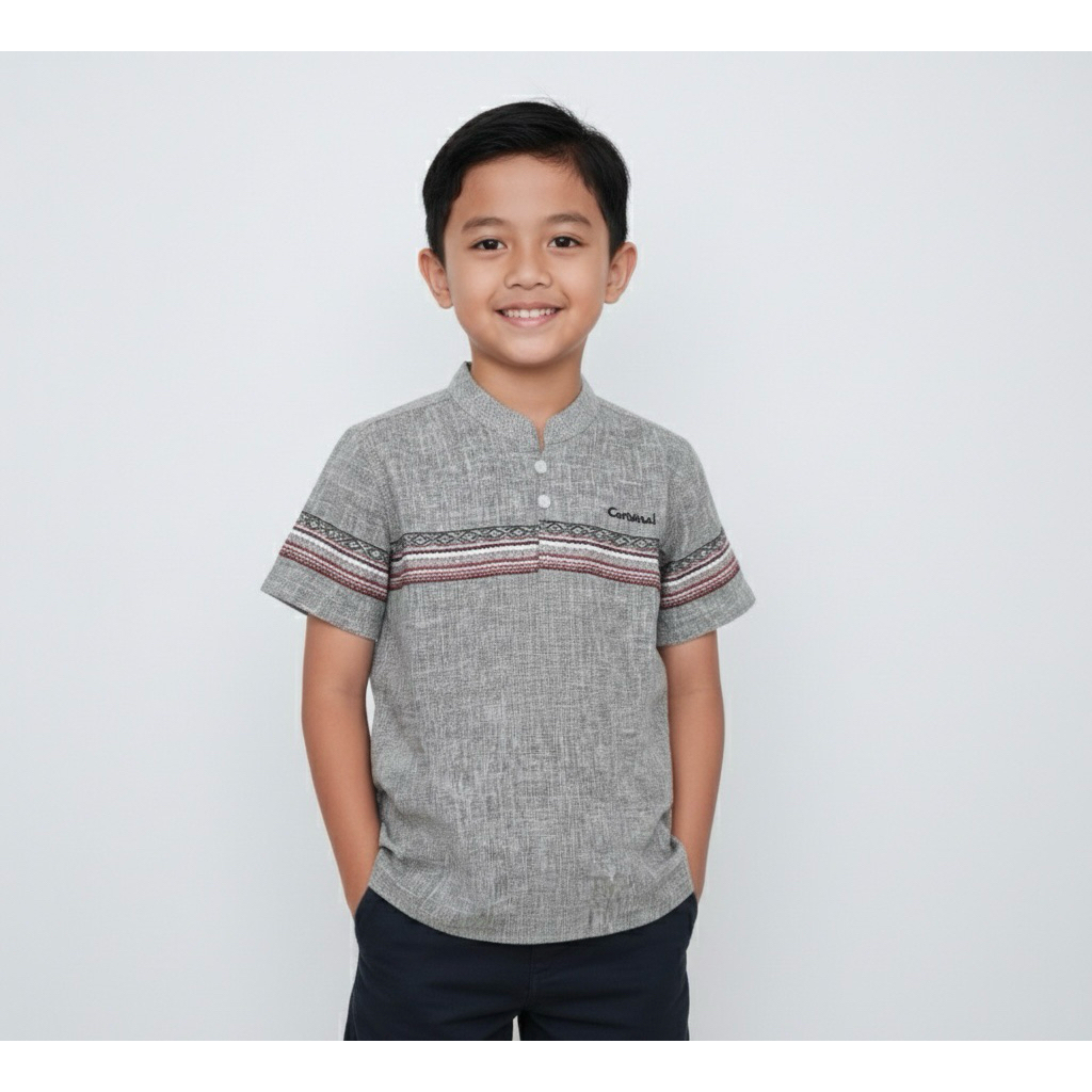 Cardinal Kids Kemeja Koko Anak Laki-laki CATL351