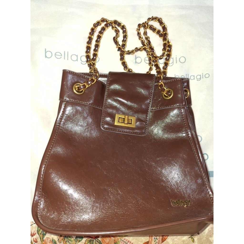 (preloved) original bellagio bag mahogany