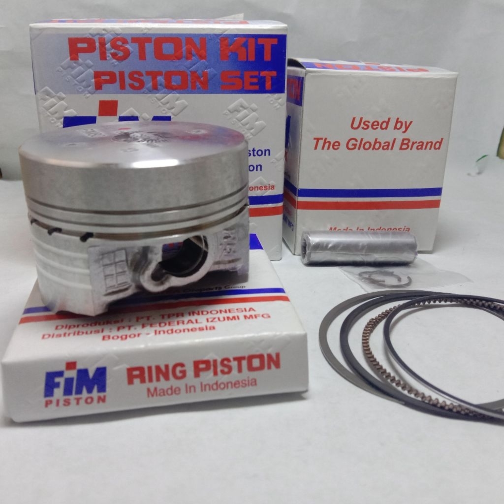 Piston kit FIM Mentahan Motor Pin/Pen 13 14 15 Diameter 57 57.5 58 58.5 59 59.5 60 mm