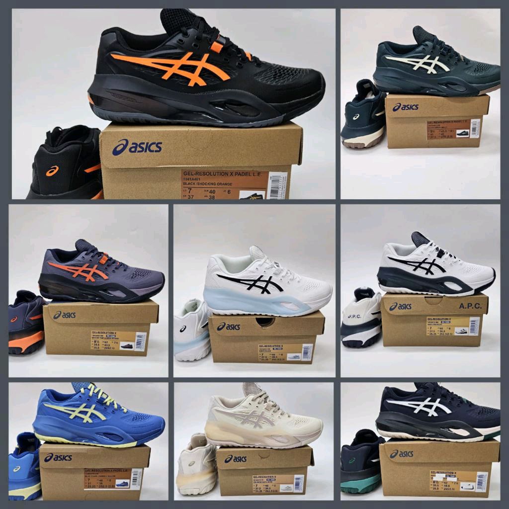 sepatu tenis lapangan dan sepatu padel