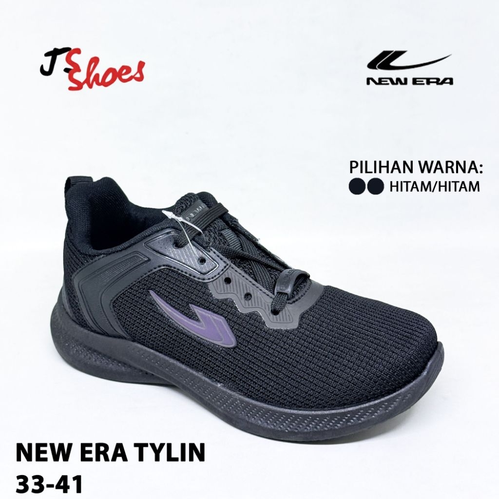 NEW ERA TYLIN - SEPATU SEKOLAH TALI ANAK DEWASA MERK NEW ERA ORIGINAL