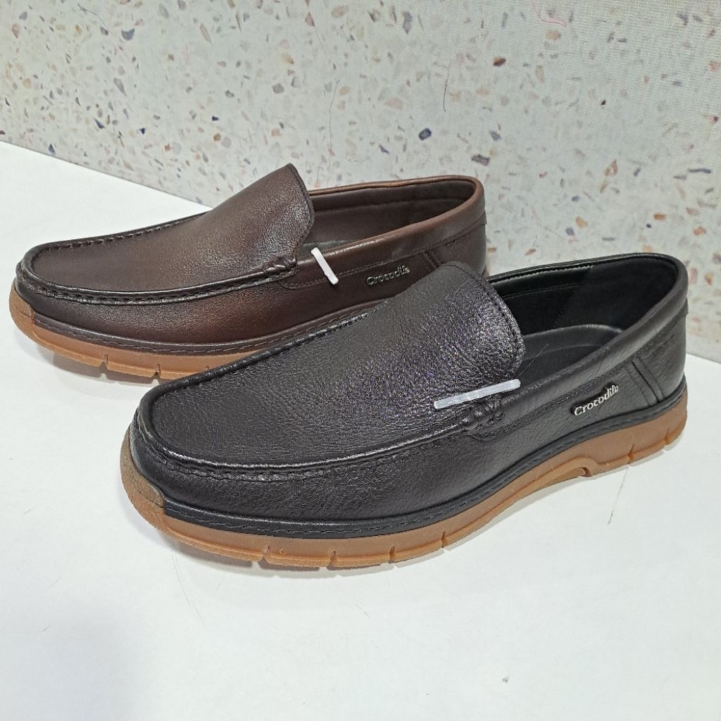 sepatu kulit pria crocodile