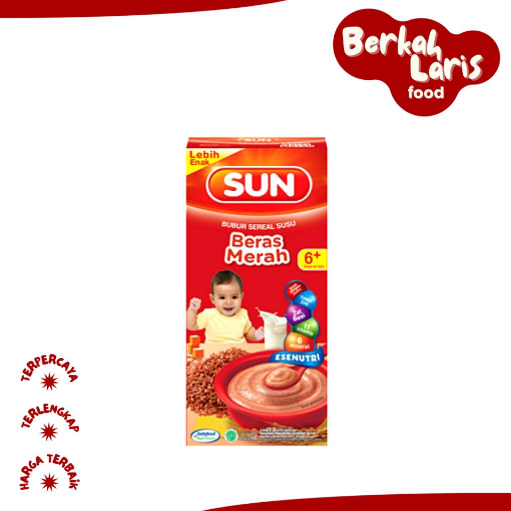 SUN Bubur Bayi Beras Merah 120gr