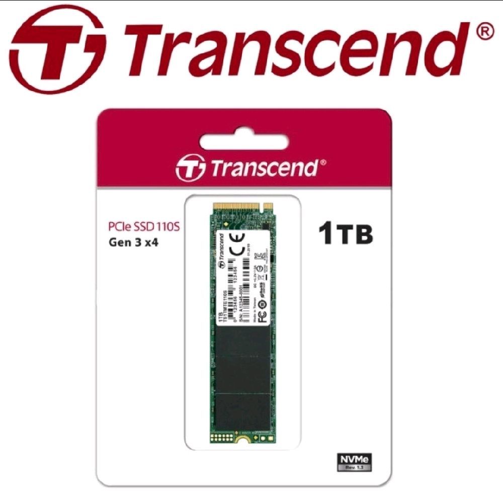 Transcend 110S SSD NVMe 1TB M.2 Gen 3.0 x4 PCIe | SSD 1TB M2