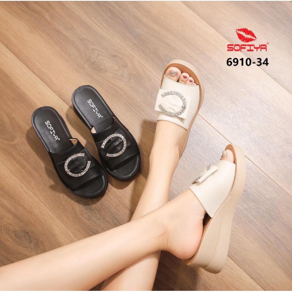 SOFIYA - 6910-34 - SANDAL WEDGES SOFIYA WANITA - SANDAL SOFIYA ORIGINAL