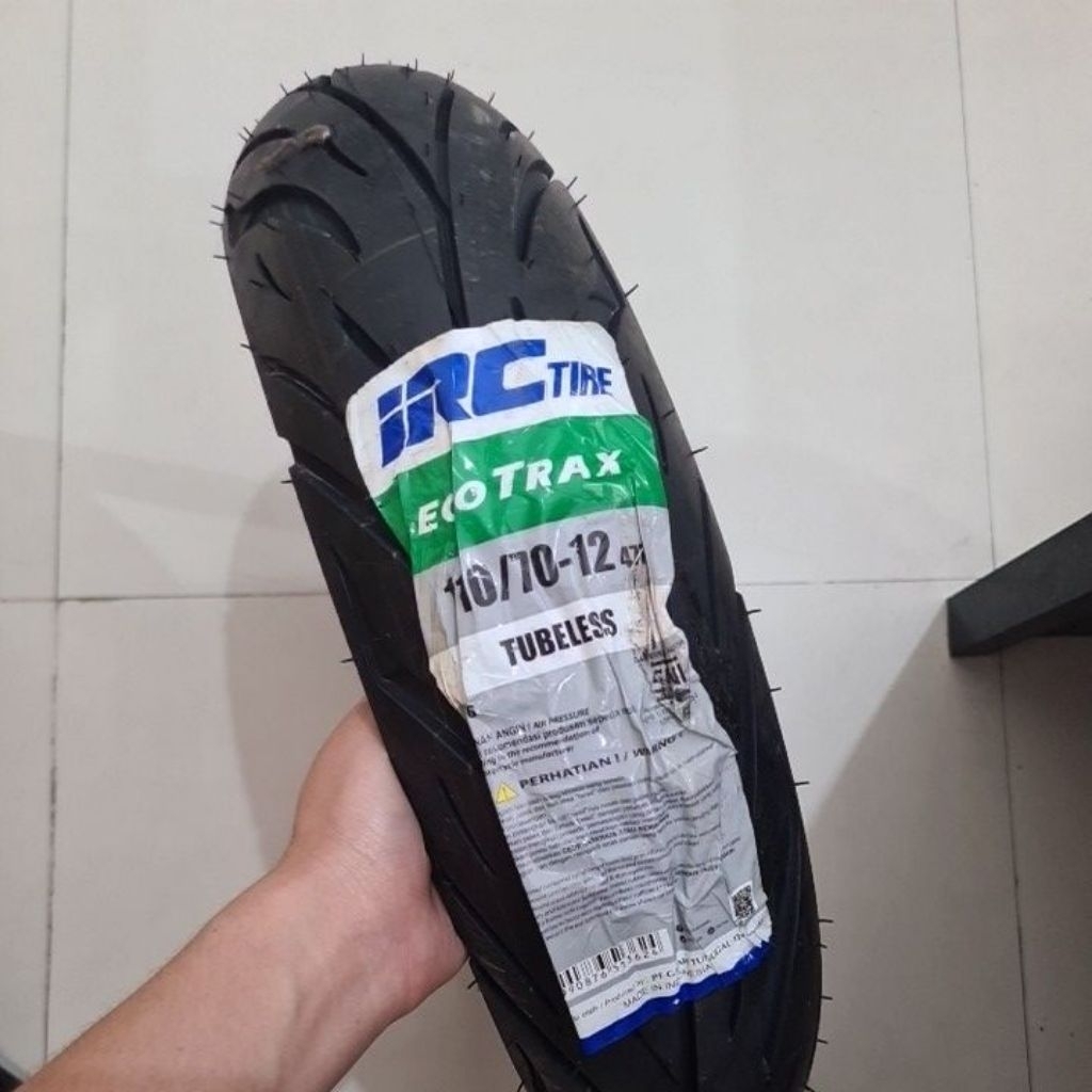 BAN LUAR 110 70 RING 12 IRC NR96 Tubeless Ecotrax Nmax Aerox Lexi