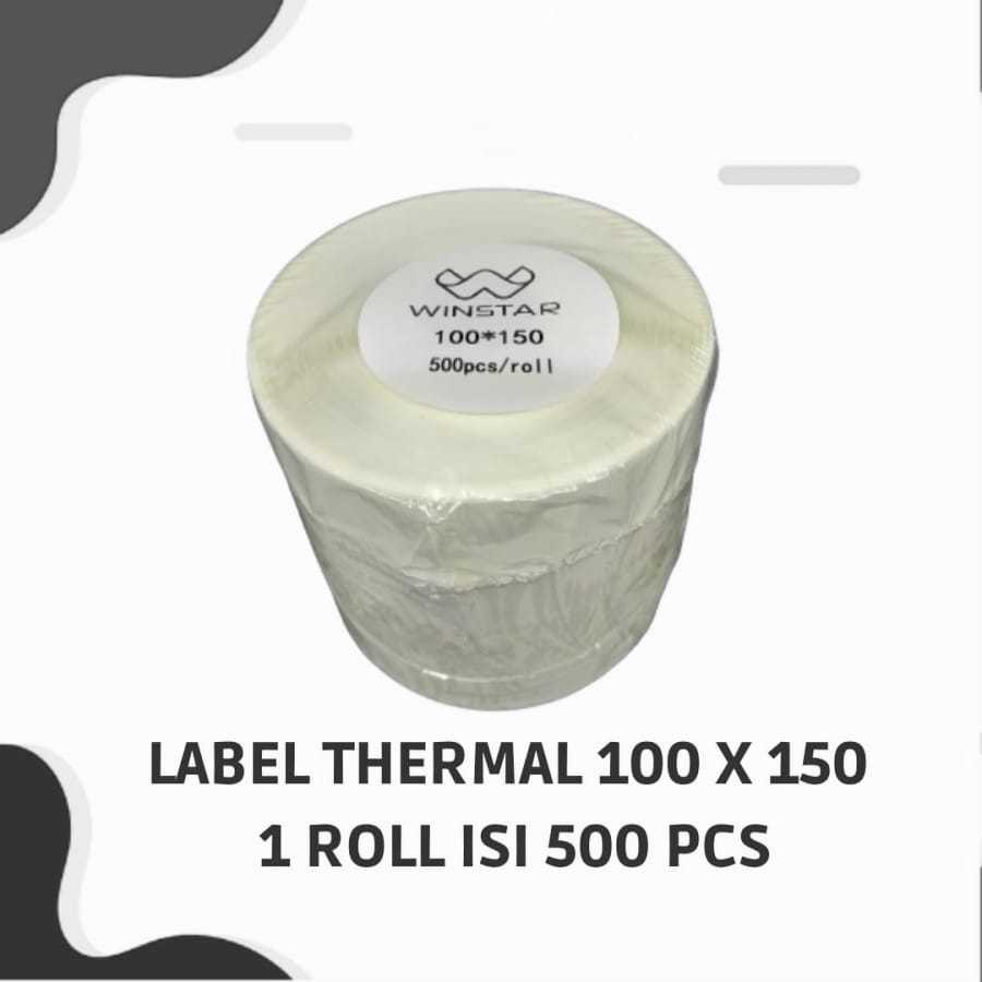 Label thermal Winstar 100x150 isi 500