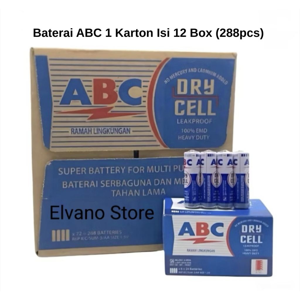 Baterai Abc Biru AA/ A2 1Karton Isi 12Box