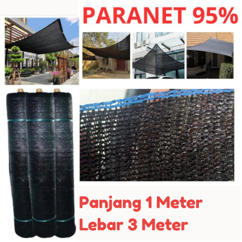 Paranet Zig Zag 95% / Jaring Paranet 95% Lebar 3 Meter ~ Per Meter