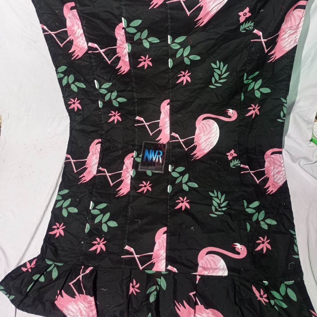 GORDEN SELAMBU PENUTUP JENDELA KAIN PERCA AESTETIK Panjang 198 cm Lebar 97 cm Cocok untuk Kamar Tidu