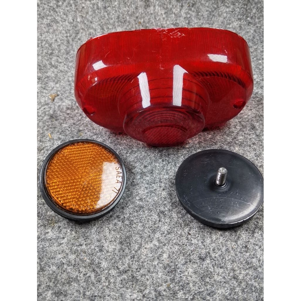 MIKA STOP LAMPU BELAKANG +mata kucing Honda pispot c50 C70 C90