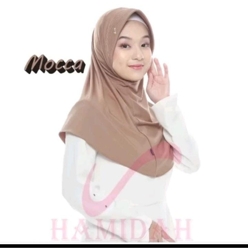 Hijab bergo instant Hamidah/hijab hamidah uk M