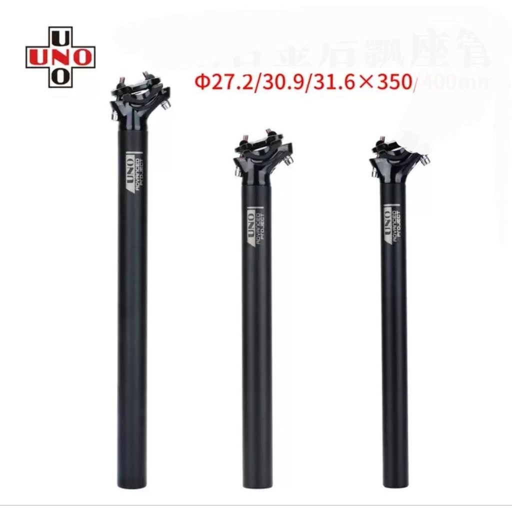 UNO Seatpost Size 27.2mm 30.9mm 31.6mm Seatpost Tiang Sadel Sepeda MTB Roadbike