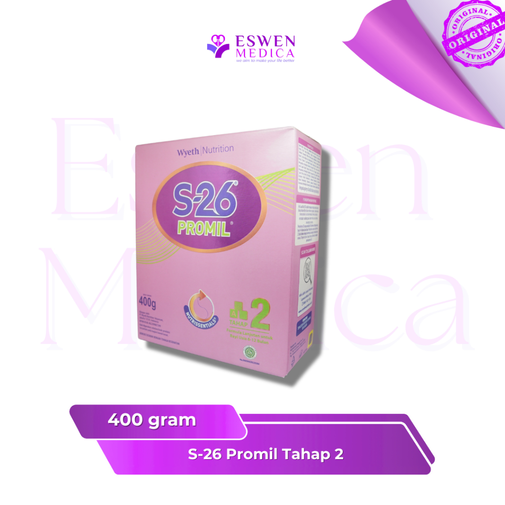 S-26 Promil Tahap 2 Susu Formula Usia 6-12 Bulan 400gr