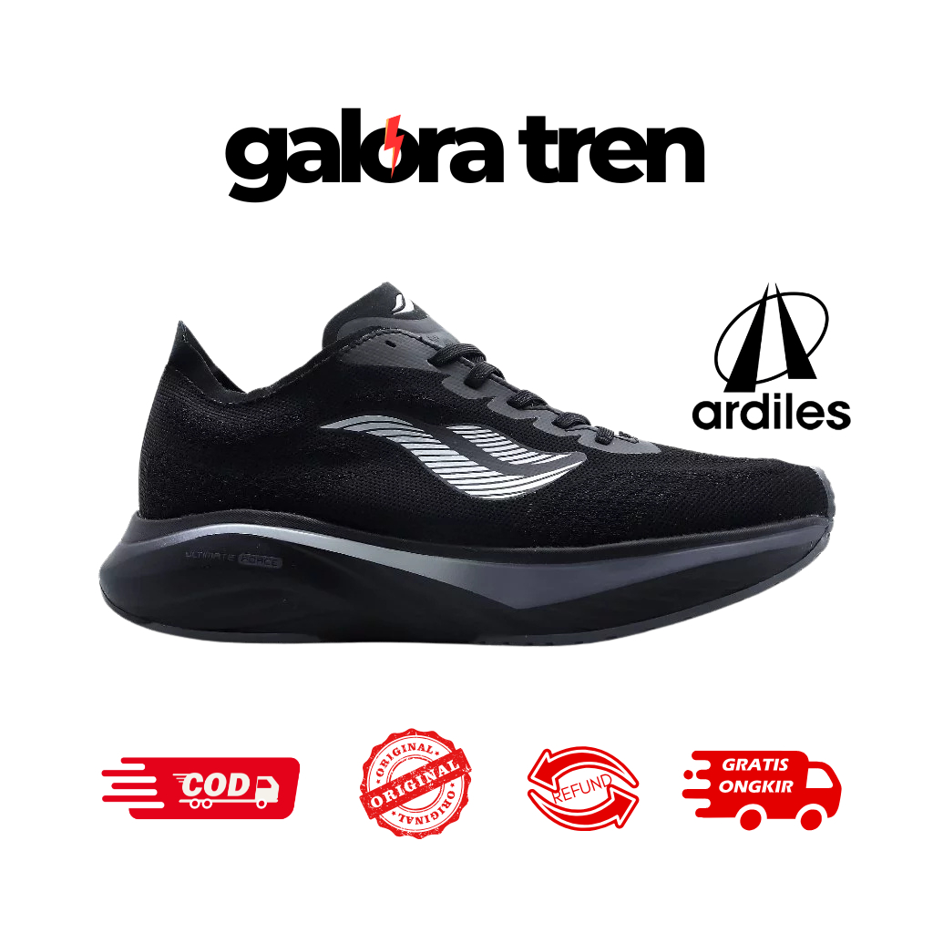 Desle Sepatu Lari - HORIZON HITAM ABU