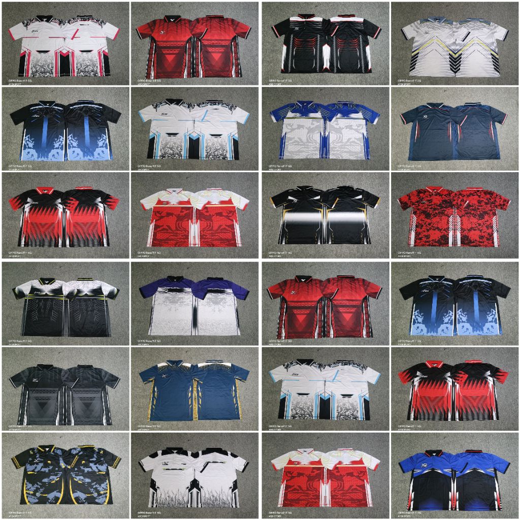 Jersey kerah full tanpa nomer,Jersey official,Jersey kerah fullprinting M,L,XL, XXL,XXXL