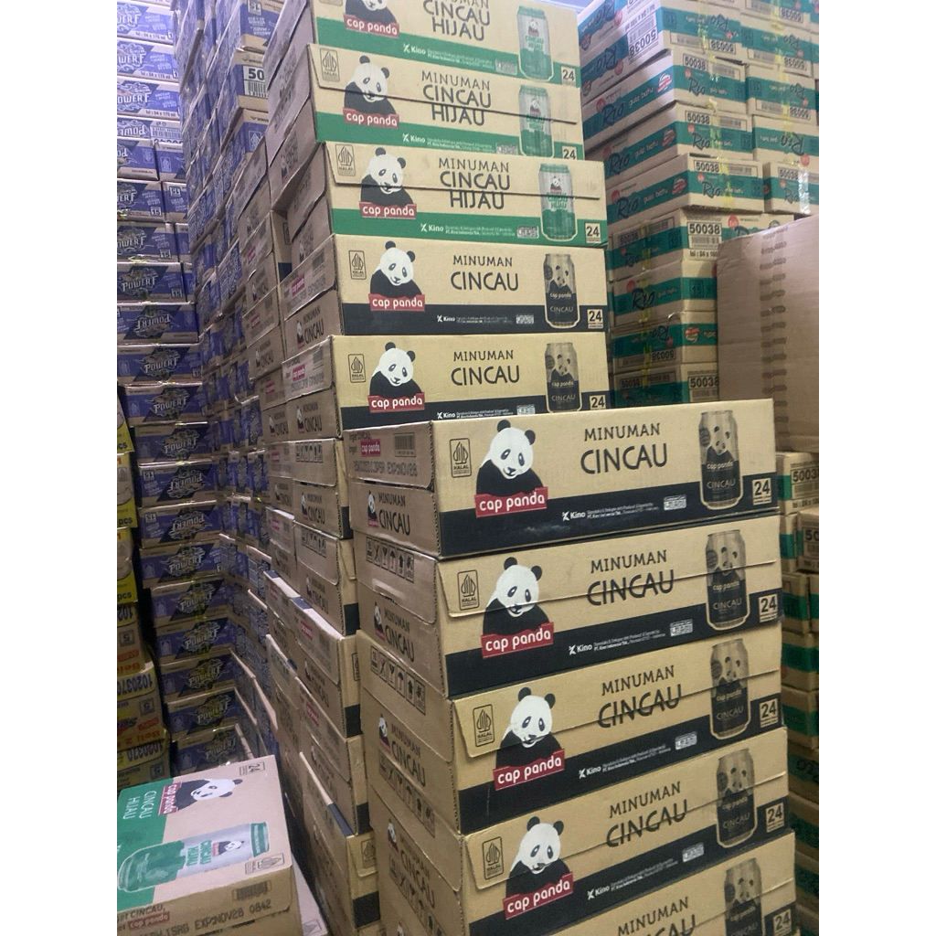 CINCAU CAP PANDA 1 DUS ISI 24 KALENG X 310 ml (HARGA TERMURAH)