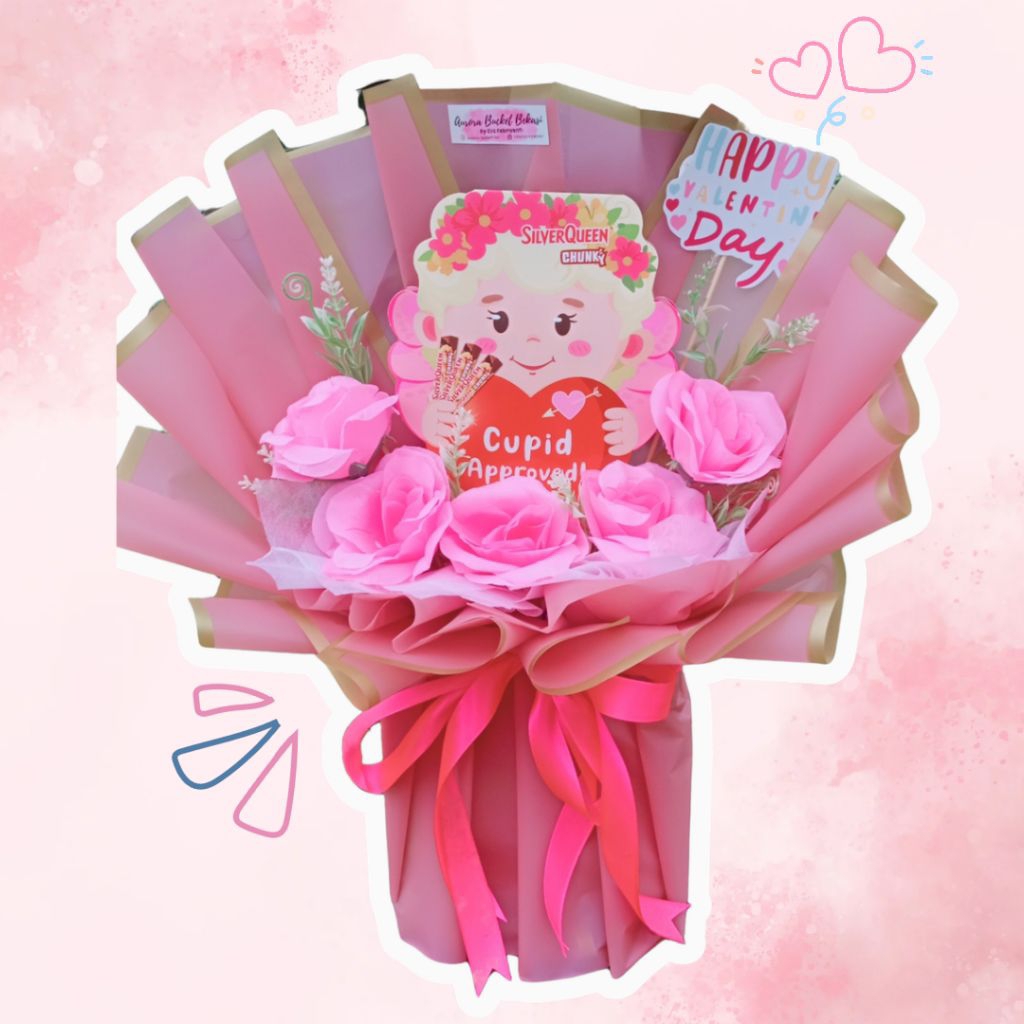 Bucket valentine Bucket coklat bucket Silverqueen viral