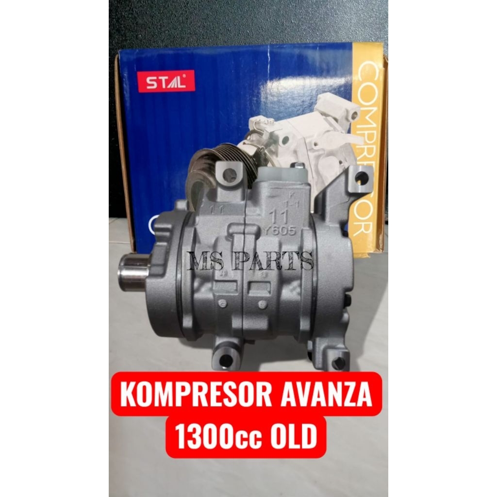 Kompresor Ac Mobil Avanza Xenia 1300 cc old Tanpa Magnet Pully