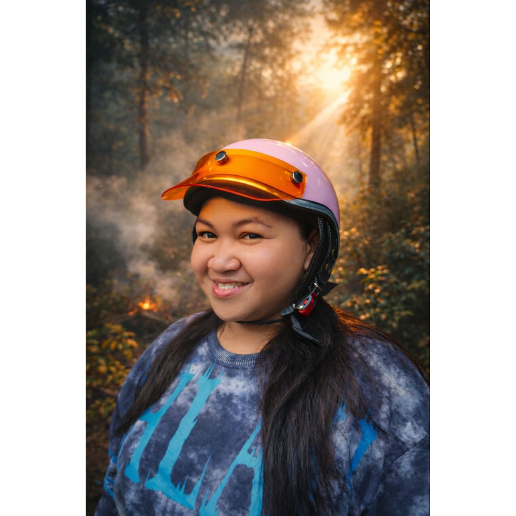 HELM RETRO MONTIK( MOTOR LISTRIK ) Remaja/Dewsa