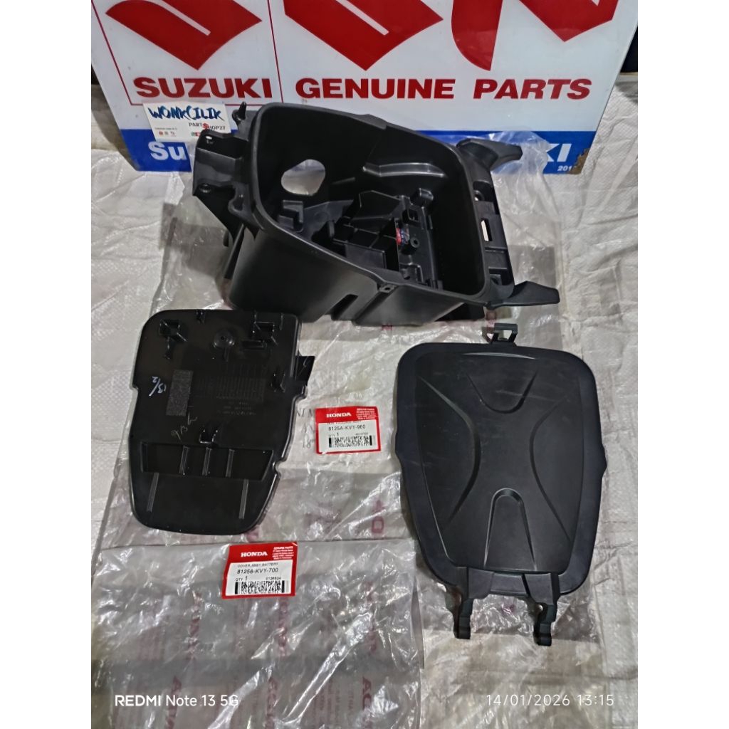 bagasi jok jog honda beat karbu full set original AHM