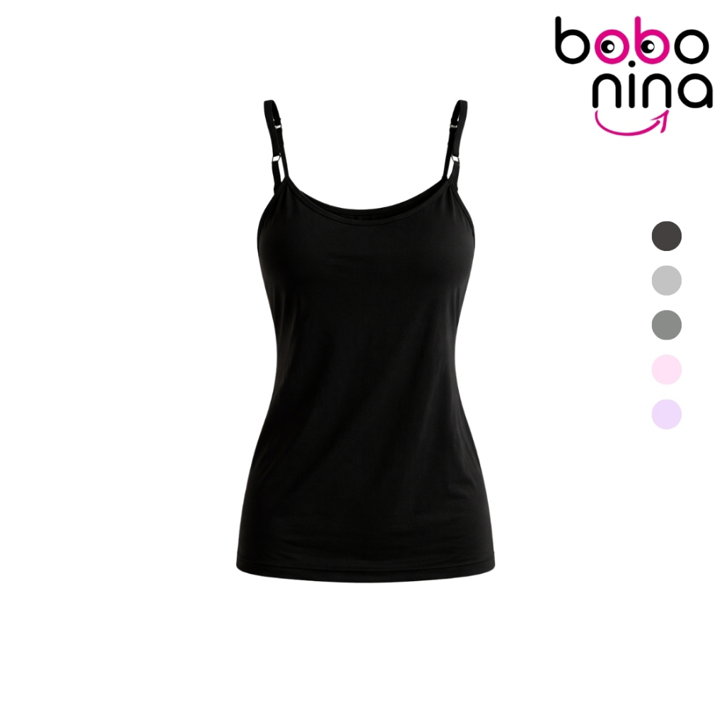 Ninabobo BR211 TankTop Bra Big Size Jumbo Singlet Panjang Wanita Tali Adjustable Olahraga