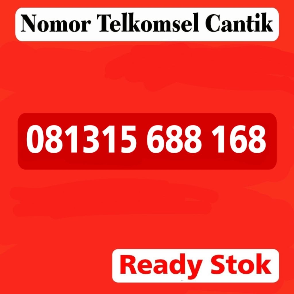 Kartu Perdana Nomor Cantik Simpati 5G Nomor Cantik Telkomsel Simpati 168