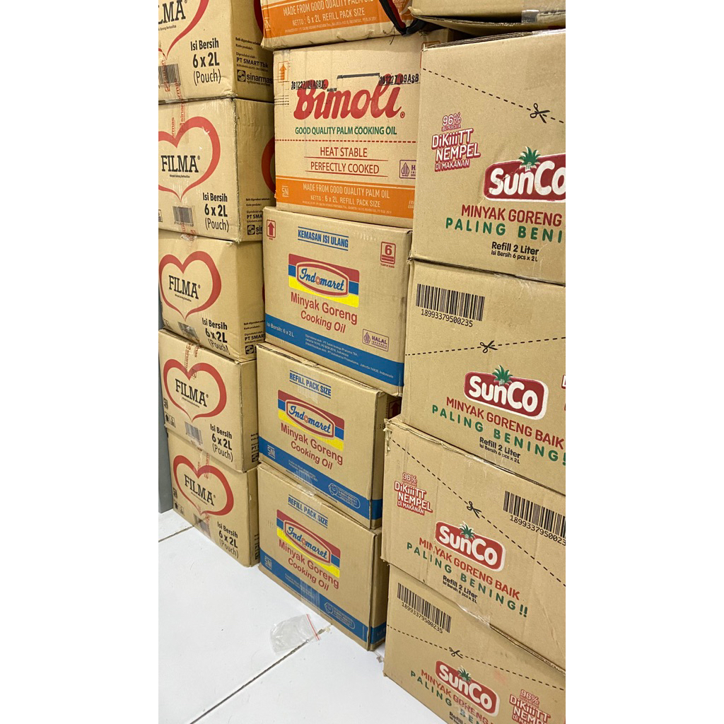 Minyak goreng 2 liter / 1 dus isi 6
