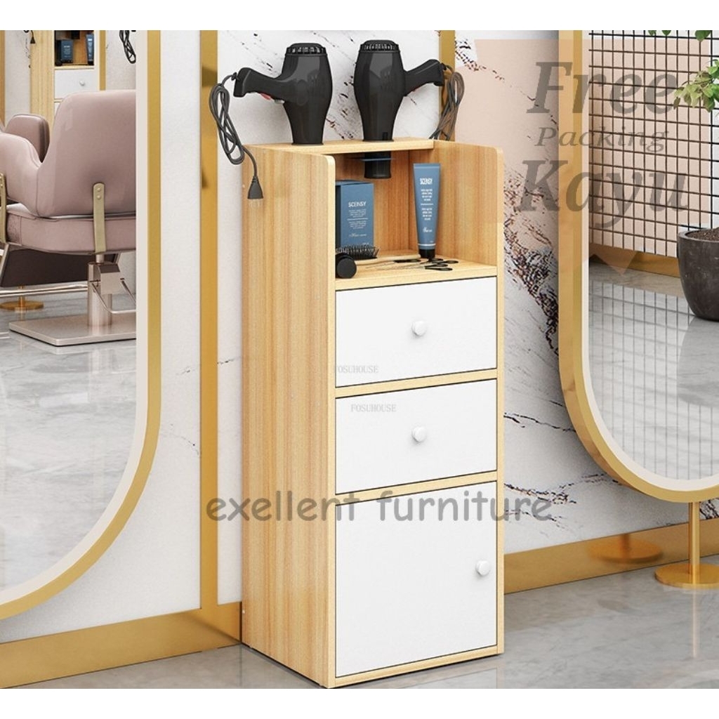 meja nakas salon/barbershop minimalis modern