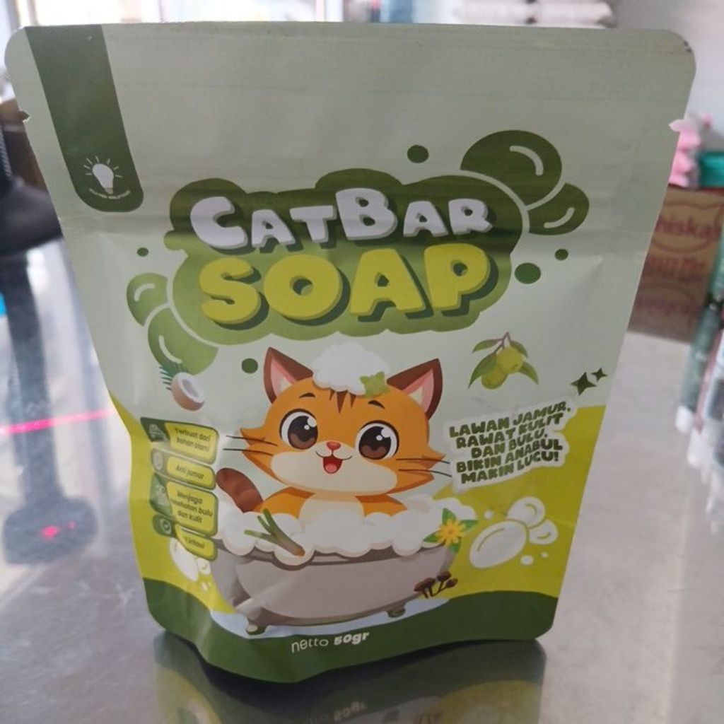 CatBar Soap, Sabun batang kucing 50 gr