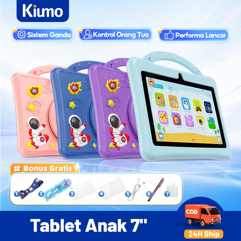 Kiumo M901 Kids Tablet 6+128G Android 13 7" IPS tablet anak untuk belajar tablet edukasi anak tablet