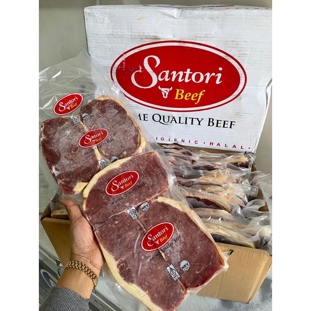 Santori Aussie Beef Striploin Steak 1Kg