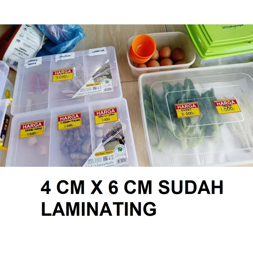 KERTAS OBRAL TOKO / HARGA BANDROL/ KERTAS TULISAN LAMINASI / KERTAS HARGA BANDROL / NAMETAG HARGA JU