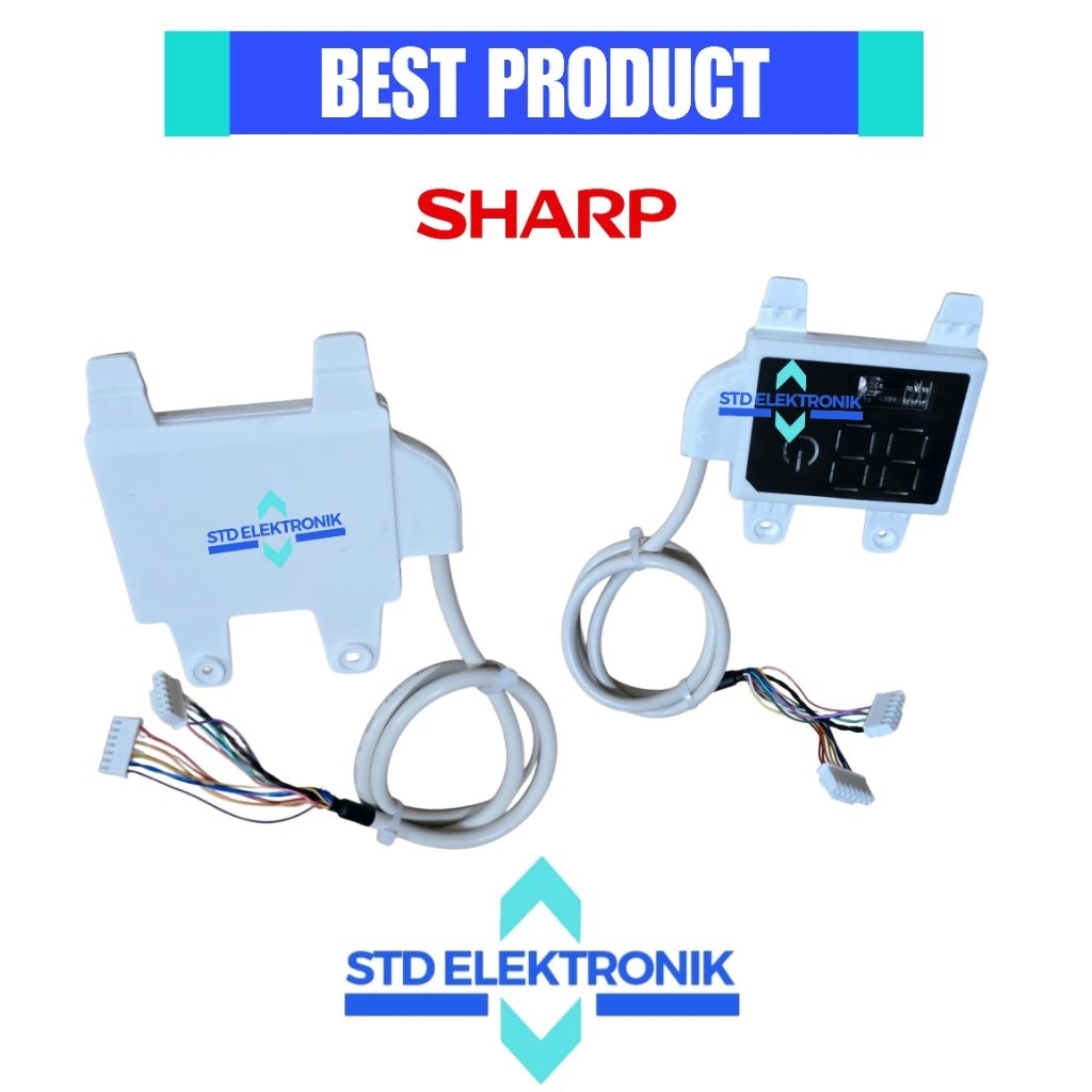Sensor AC SHARP AH-A9VEY 1 PK - Modul receiver AC SHARP A9VEY satu set dengan cover dan kabel - PCB 