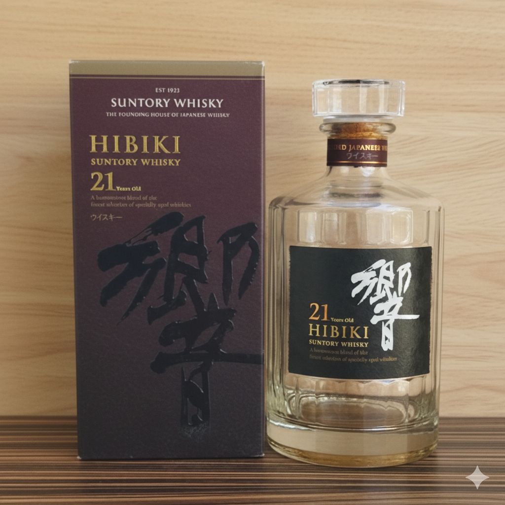 Botol Kosong Hibiki 21 Years Old 700ml + Box