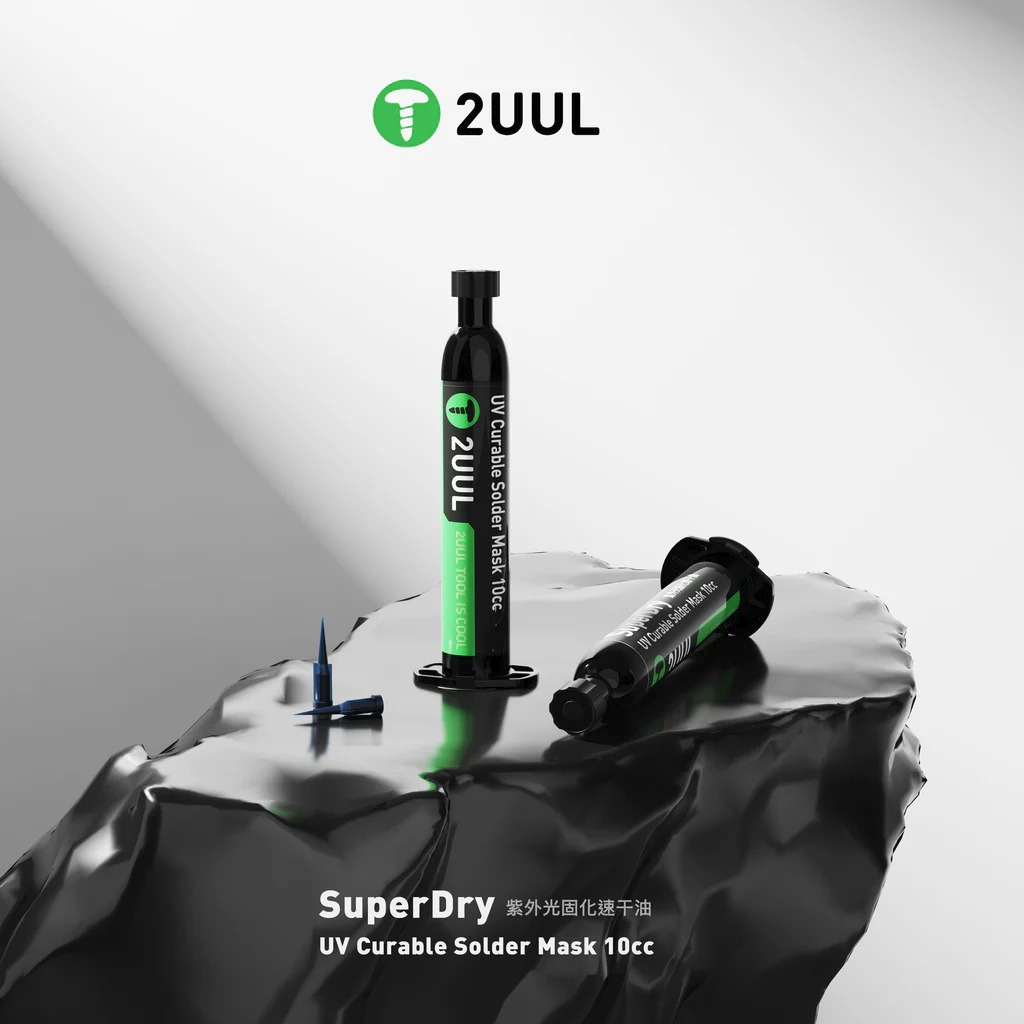 2UUL SC55 UV CURABLE SOLDER MASK 10CC - SOLDER MASK UV SUPER DRY