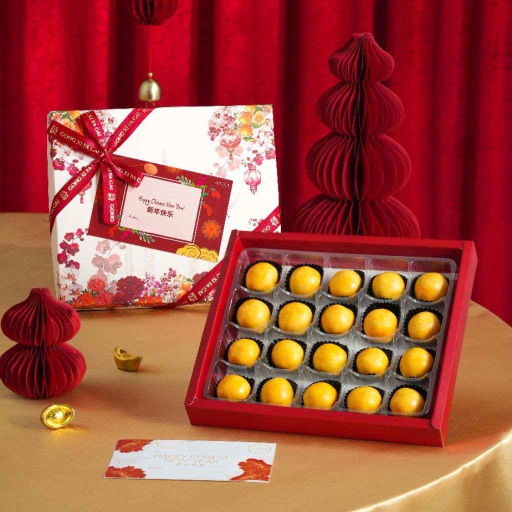 Kue Nastar Box Edisi Imlek / Pineapple Tarts Chinese New Year / Kue Hampers Imlek