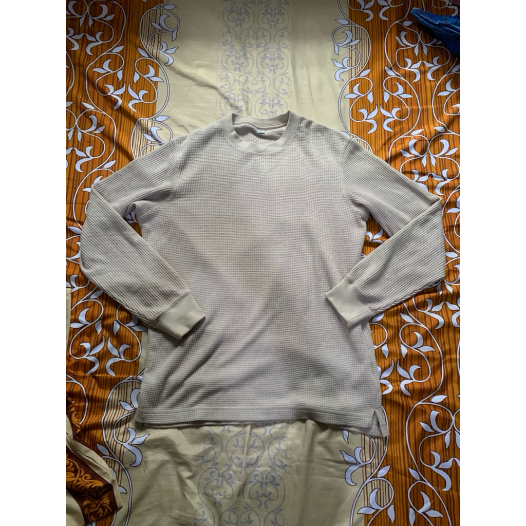 uniqlo waffle longsleeve
