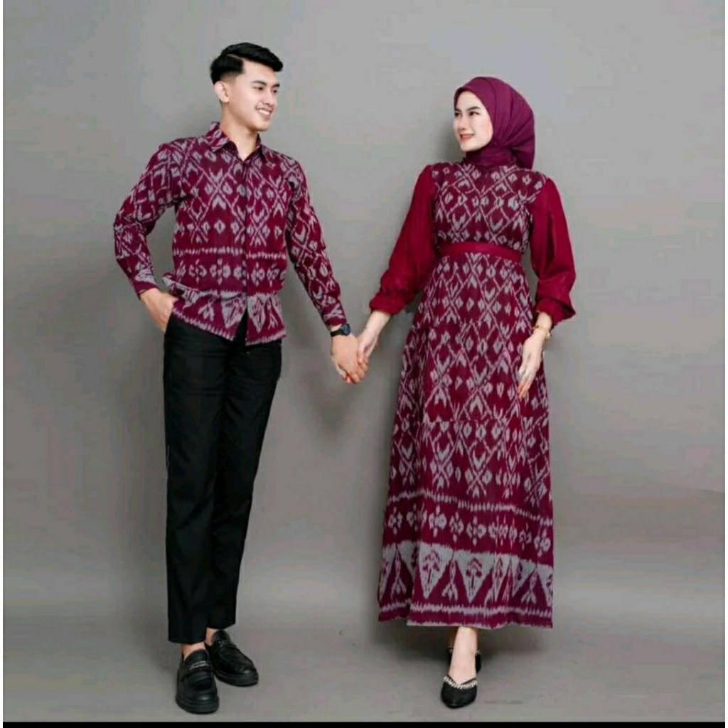 COUPLE TENUN DRESS TENUN baju tenun couple