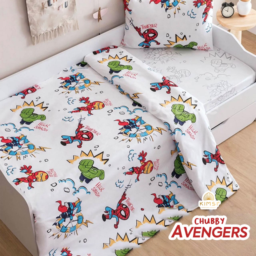 Sprei Set Katun Jepang Lokal CVC Anak Motif Kartun Termurah Uk 90X200/100X200/120X200/160X200/180X20