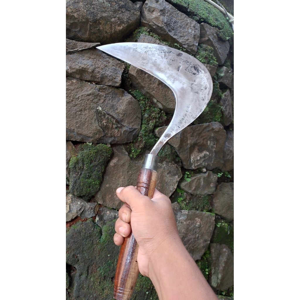 Arit/Sabit Rumput Original Sipuhan Baja Khas Garut Cap USUP Baja Rumput Kualitas Premium Gaett Gagan