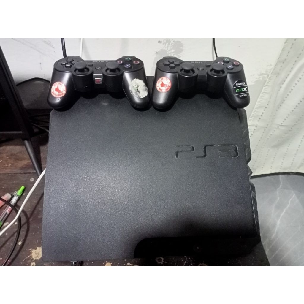 PS 3 SLIM HEN + FULL GAME + 2 STIK OP ( SECOND )