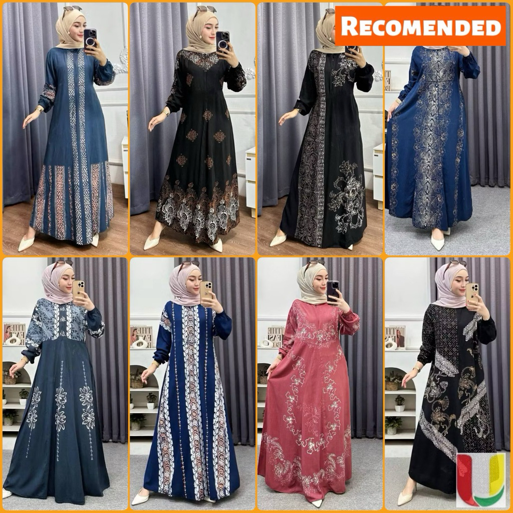 Batik Usman - TERBARU GAMIS RAYON PREMIUM | GAMIS TWILL ORI PEKALONGAN | GAMIS BUSUI JUMBO DASTER